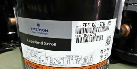 Máy nén ZR61KC-TFD-422 Có Sẵn Hàng Tại Kho Máy nén ZR61KC-TFD-422 Có Sẵn Hàng Tại Kho